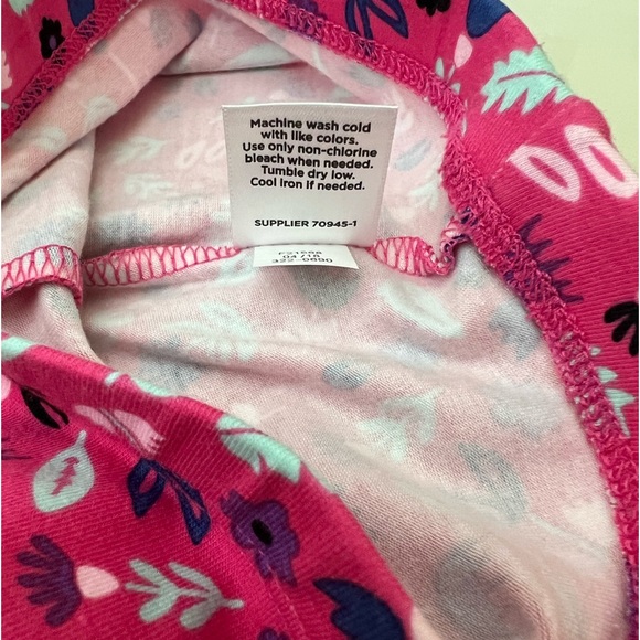okie dokie Baby Girls Soft & Cozy Legging “Modern Pink” 12mos NWT - Picture 4 of 5